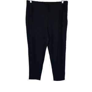 BROOKE SHIELDS Timeless Women's Pull-on Regular Ponte Ankle Pants Black Size 6